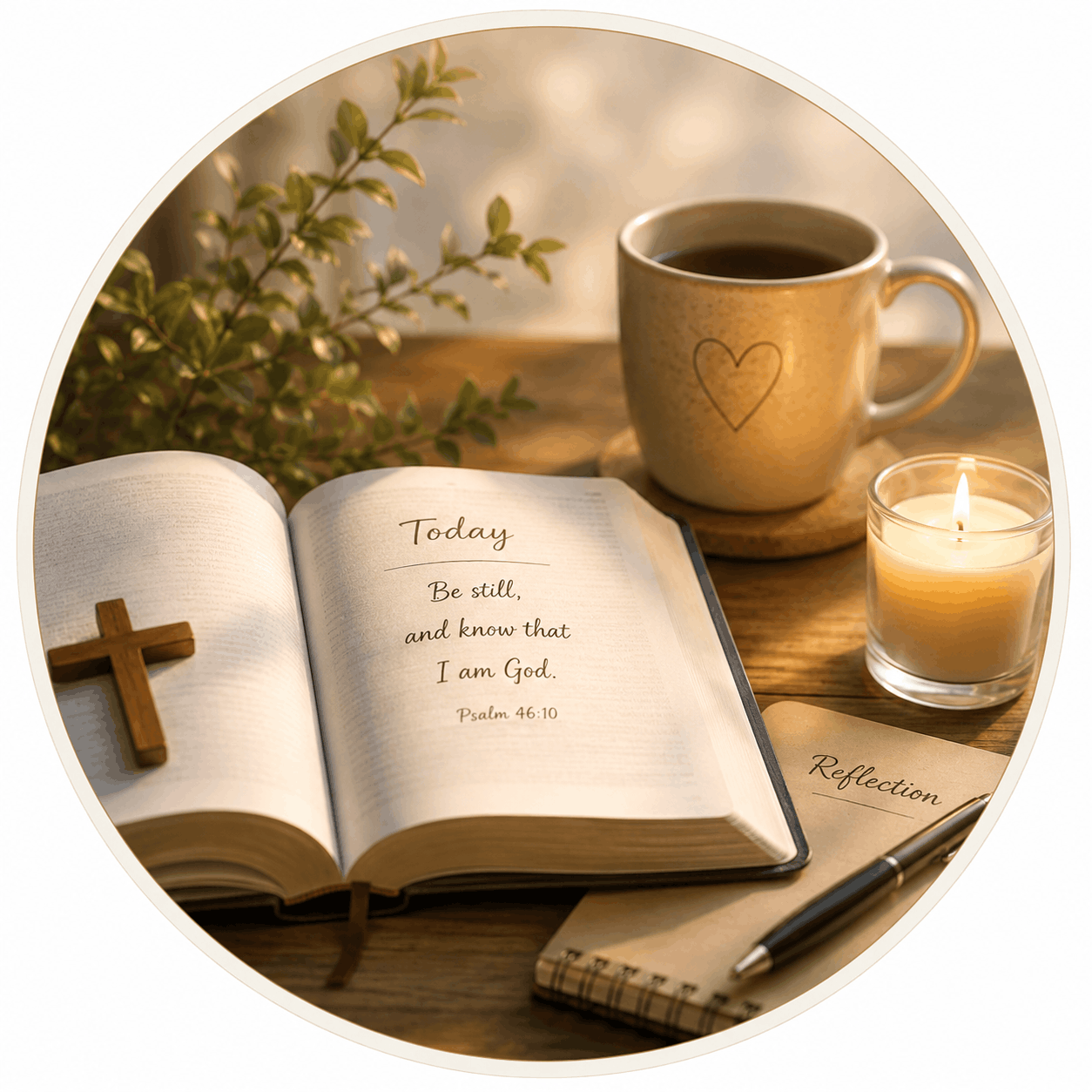 Christian devotionals with Bible and daily inspiration for a closer walk with God