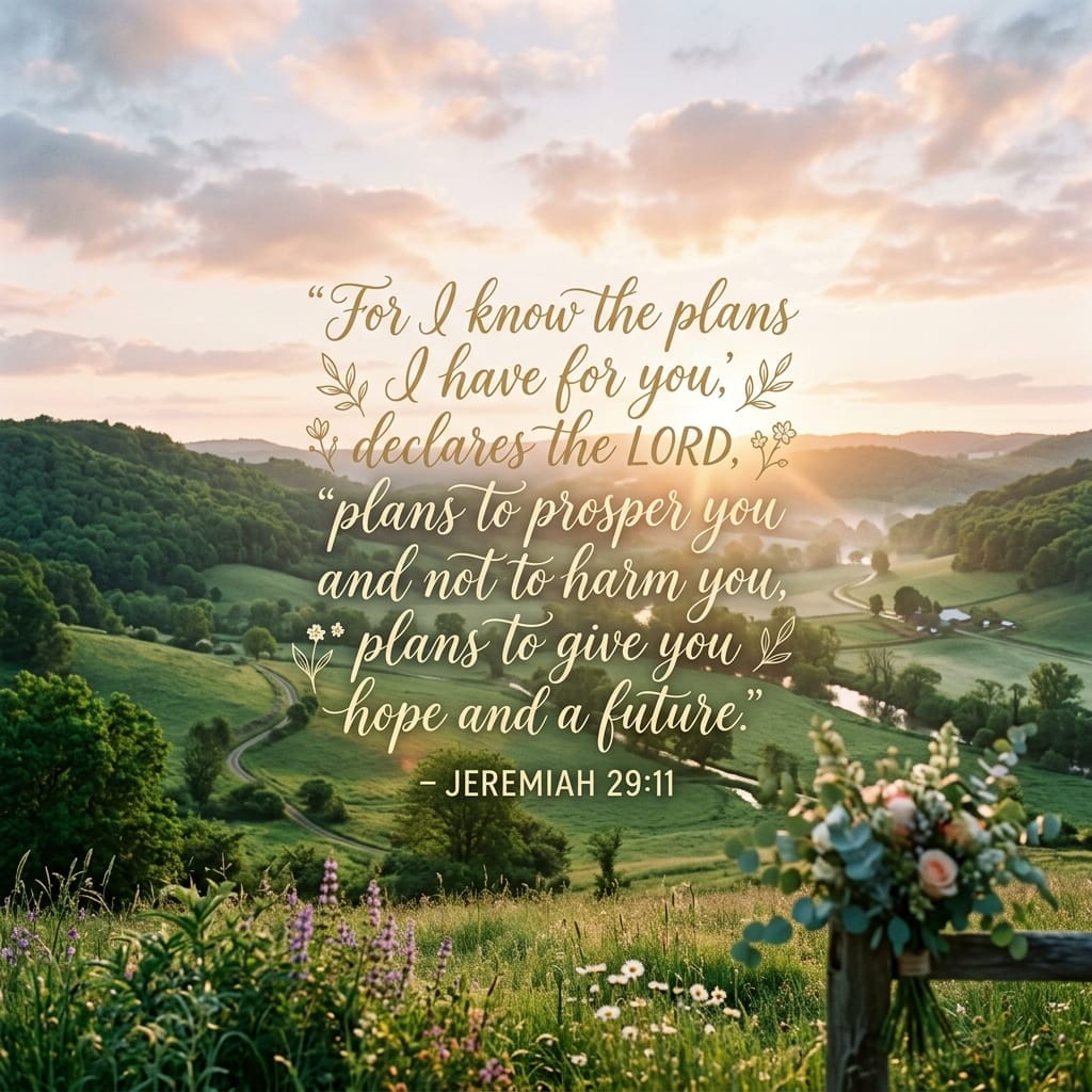 Jeremiah 29:11 — God's Plans for Hope and a Future