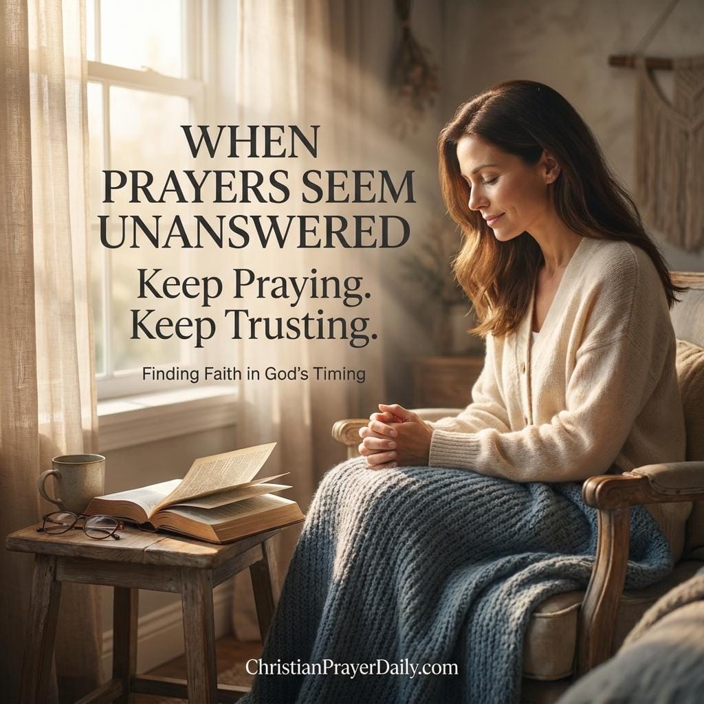 keep praying. keep trusting.